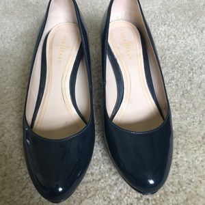 Cole Haan Navy patent leather pump size 4B